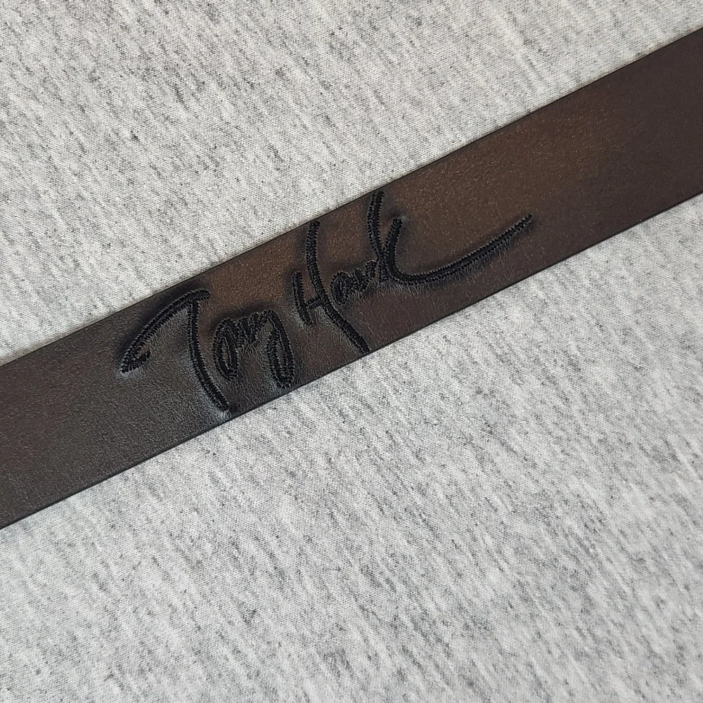 Tony Hawk Reversible Belt Mens Large 30-32 Black Brown Double Prong 12PL0209